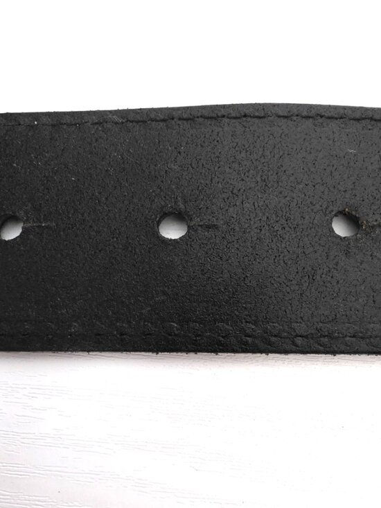 Women\'s Lauren Ralph Lauren Wide Black Leather D-Ring Belt Medium main image 11